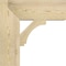Ekena Millwork Imperial Block Rough Sawn Bracket, Douglas Fir, 6"W x 20"D x 20"H BKT06X20X20IMP05RDF - alternate 3